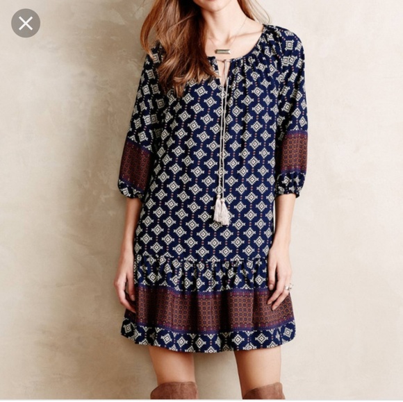 Anthropologie Dresses & Skirts - Vanessa Virginia Aztec Swing Dress